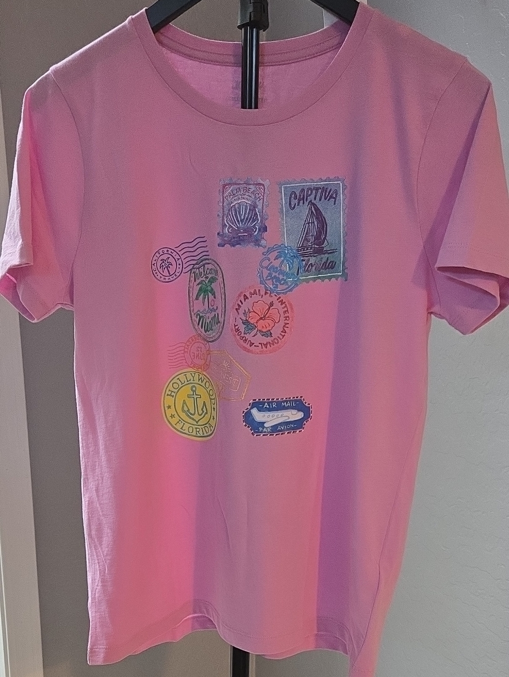 Jcrew Collector Tee Passport Stamps 100% Cotton NWT- M